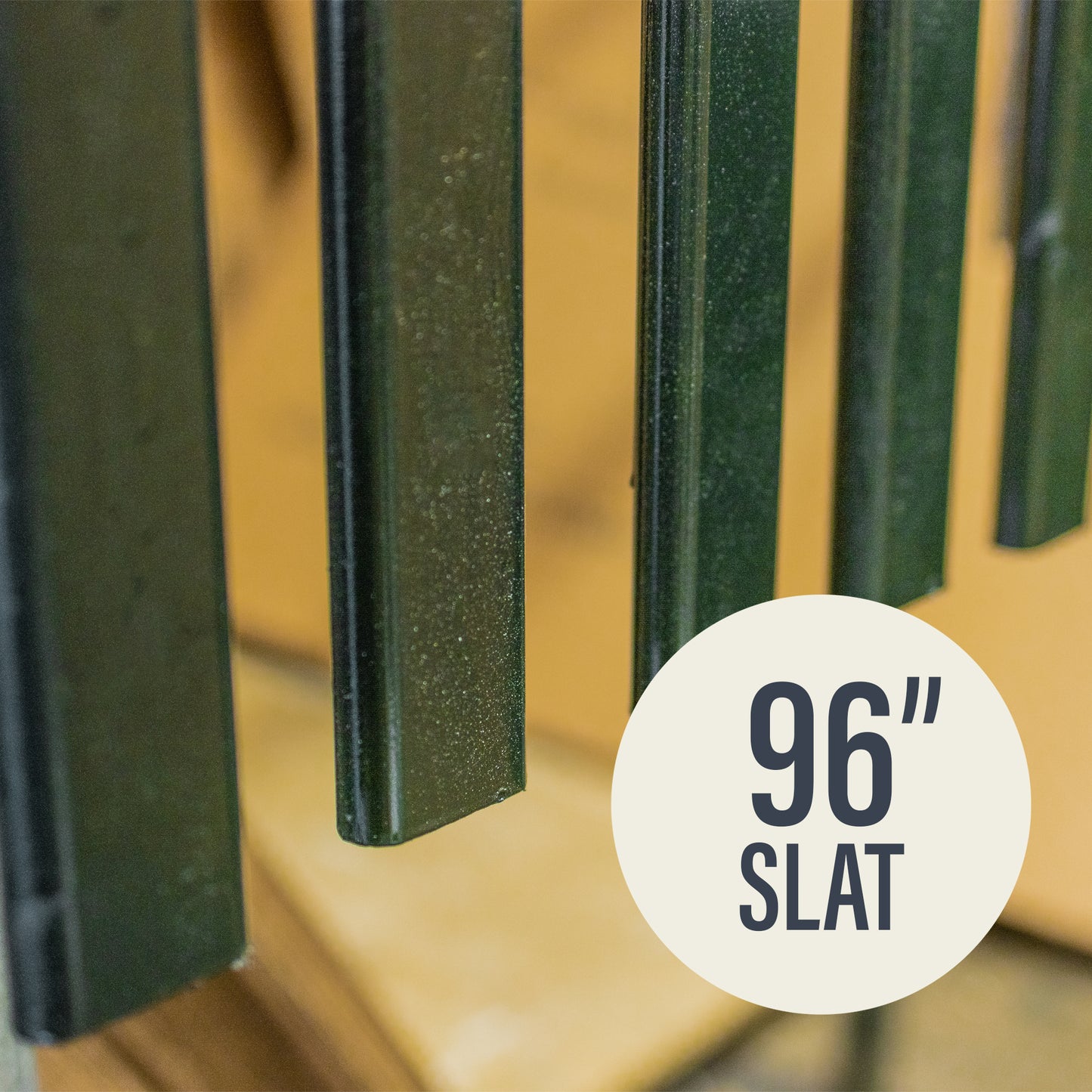 96-inch Replacement Pre-Painted, Undrilled Cypress Slats